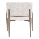 Exquisite Living 4 Seater Maine Travertine-Look Dining Table &amp; Chair Set