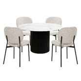 Exquisite Living 4 Seater Chandler Dining Table &amp; Chair Set