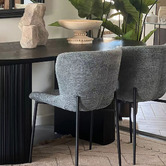 Exquisite Living 4 Seater Searcy Dining Table &amp; Chair Set