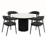 Exquisite Living 4 Seater Torrance Dining Table &amp; Chair Set