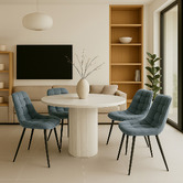 Exquisite Living 4 Seater Alto Dining Table &amp; Chair Set