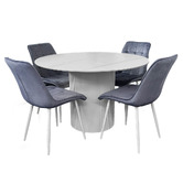Exquisite Living 4 Seater Alto Dining Table &amp; Chair Set