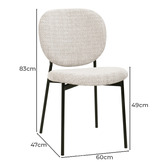 Exquisite Living 4 Seater Chandler Dining Table &amp; Chair Set