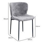 Exquisite Living 4 Seater Searcy Dining Table &amp; Chair Set