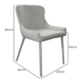 Exquisite Living 4 Seater Novato Dining Table &amp; Chair Set