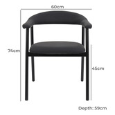 Exquisite Living 4 Seater Torrance Dining Table &amp; Chair Set