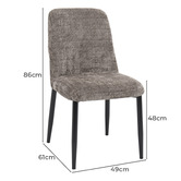 Exquisite Living 4 Seater Gaia Dining Table &amp; Chair Set