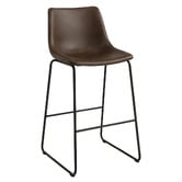Exquisite Living 65cm Asher PU Leather Bar Stools