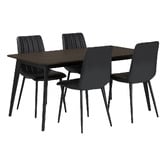 Exquisite Living 4 Seater Neena Dining Table &amp; Chair Set