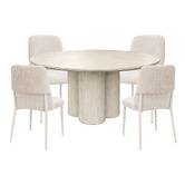 Exquisite Living 4 Seater Tamara Dining Table &amp; Chair Set