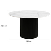 Exquisite Living 4 Seater Amari Dining Table &amp; Chair Set