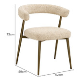 Exquisite Living 4 Seater Isla Dining Table &amp; Chair Set