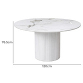 Exquisite Living Corrine Sintered Stone Dining Table