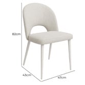 Exquisite Living 4 Seater Corrine Dining Table &amp; Chair Set