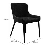 Exquisite Living 4 Seater Ollie Dining Table &amp; Chair Set