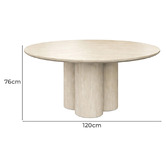 Exquisite Living 4 Seater Tamara Dining Table &amp; Chair Set