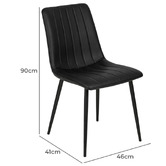 Exquisite Living 4 Seater Neena Dining Table &amp; Chair Set