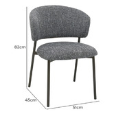 Exquisite Living 4 Seater Cyrilla Dining Table &amp; Chair Set