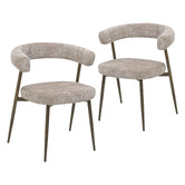 Exquisite Living Livia Upholstered Dining Chairs