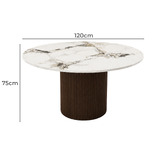Exquisite Living Emma Sintered Stone Dining Table