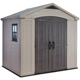 Factor High Arched Double Door Storage Shed | Temple & Webster