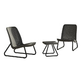 Keter Rio Outdoor 2 Person Lounge Set