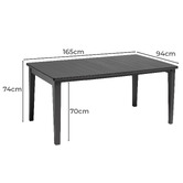 Keter Futura Outdoor Dining Table