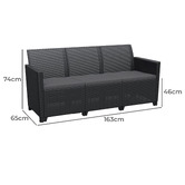 Keter 5 Seater Claire Outdoor Lounge Set