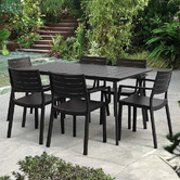 Keter 6 Seater Metaline Outdoor Dining Set