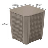 Keter 2 Seater Mia Outdoor Lounge Set