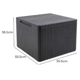 Keter Claire Outdoor Storage Coffee Table