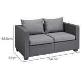 Keter 4 Seater Salta Outdoor Lounge Set