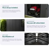 Keter Newton Plus Double Door Garden Shed