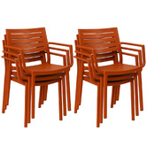 Keter Metaline Outdoor Dining Chairs