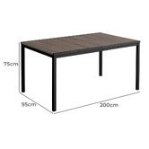Keter 8 Seater Signature Porto Outdoor Dining Set