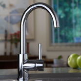 Quoss Gooseneck Kitchen Sink Mixer - Reno Transformer
