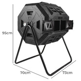 Maze 4 Piece Roto Composter Set