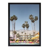 Alcove Studio Poolside At The Saguaro Framed Printed Wall Art