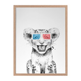 Alcove Studio Ludo Lion Framed Printed Wall Art