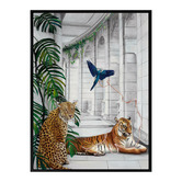 Alcove Studio Big Cat Club Canvas Wall Art