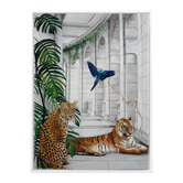 Alcove Studio Big Cat Club Canvas Wall Art