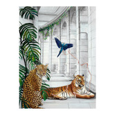 Alcove Studio Big Cat Club Canvas Wall Art
