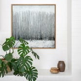 Alcove Studio Silver Fog Canvas Wall Art