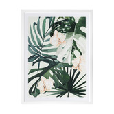 Alcove Studio Tropical Leaves Green I Framed Printed Wall Art