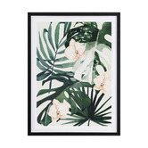 Alcove Studio Tropical Leaves Green I Framed Printed Wall Art