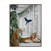 Alcove Studio Big Cat Club Canvas Wall Art