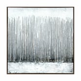 Alcove Studio Silver Fog Canvas Wall Art