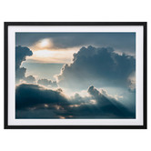 Alcove Studio Head's In The Clouds Framed Printed Wall Art