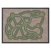 Alcove Studio Green Ngapa Jukurrpa III Framed Canvas Wall Art
