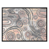 Alcove Studio Girra-Warra Framed Canvas Wall Art